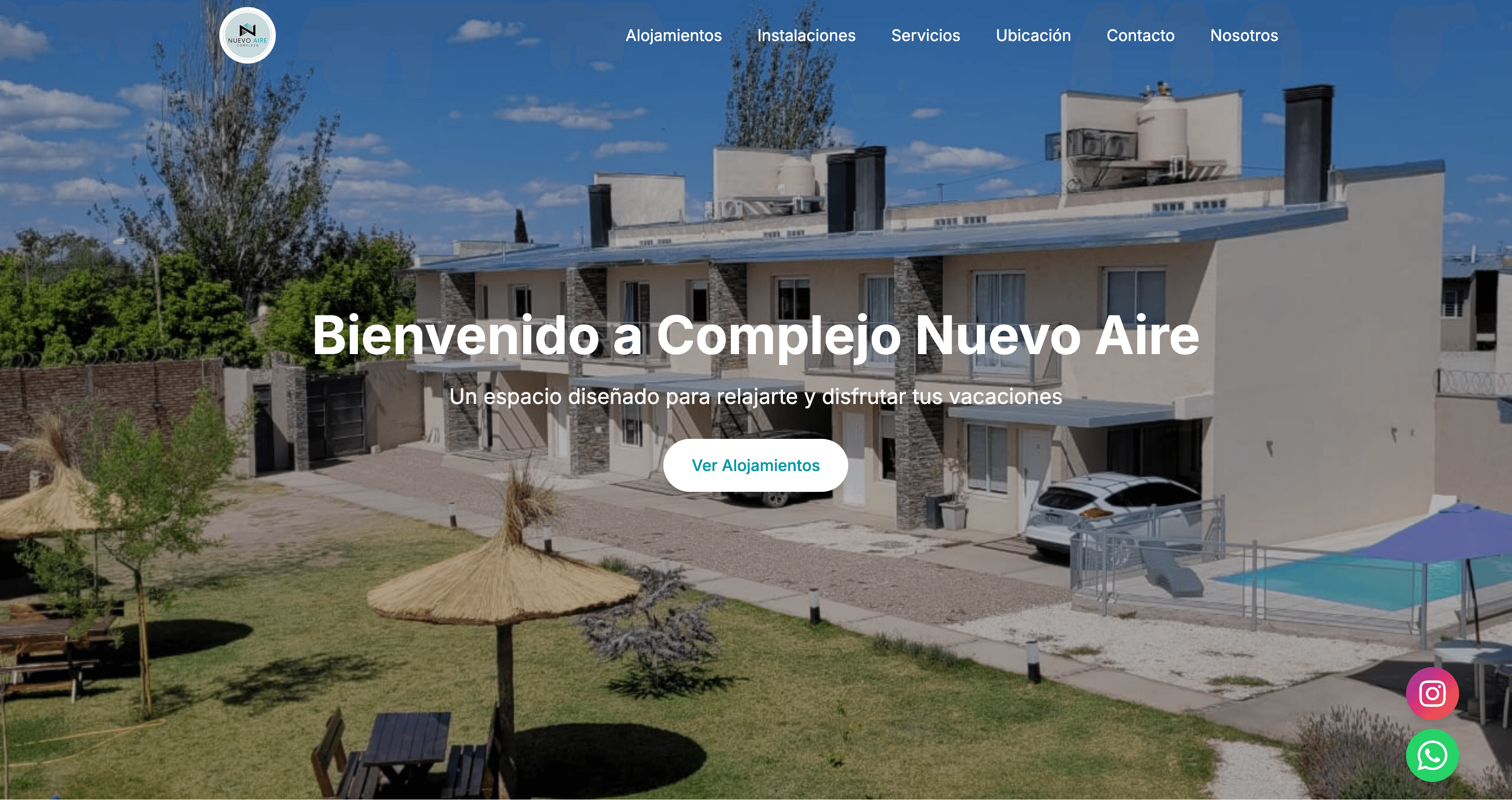 Sitio Web de Alojamiento Turístico